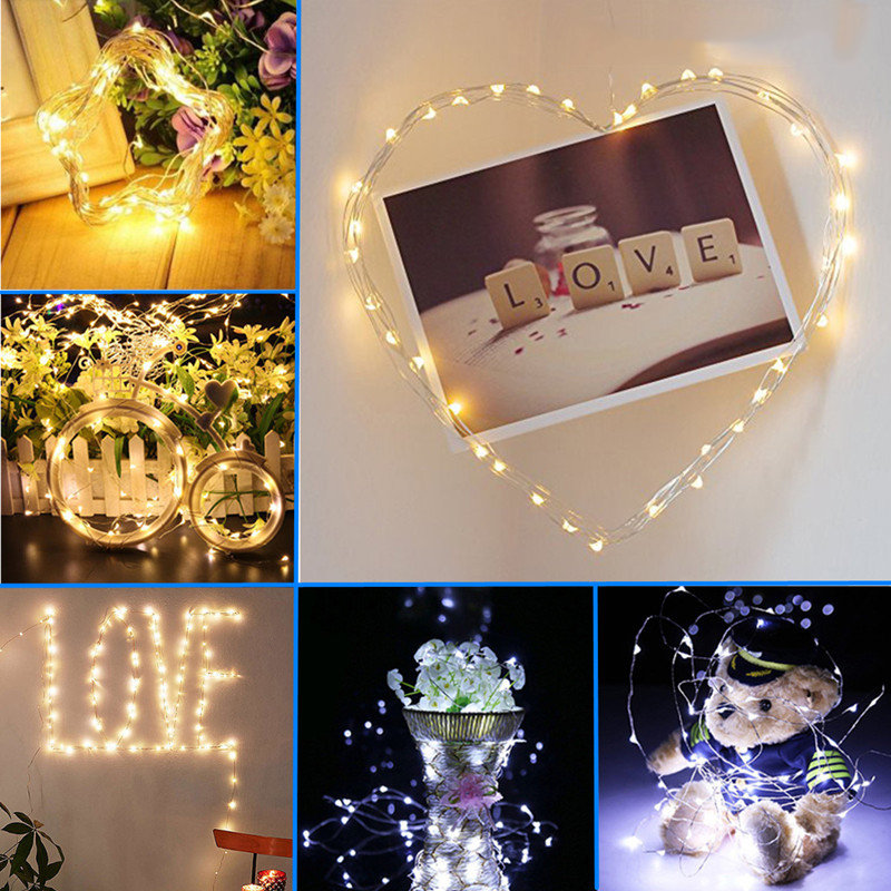 10M 100 LED Waterproof Copper String Fairy Lights USB Charging Party Wedding Festival Home Decor