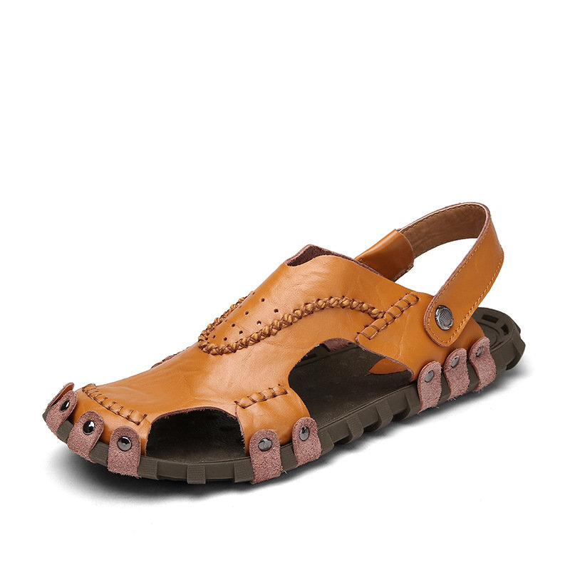 mens sandals toe covered