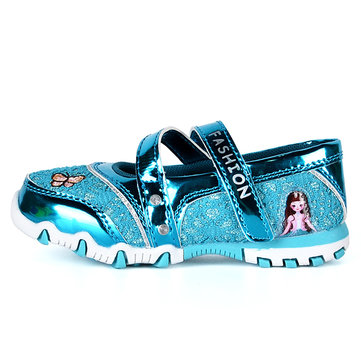 Girls Lace Butterfly Breathable Suspension Soled Princess Sandals
