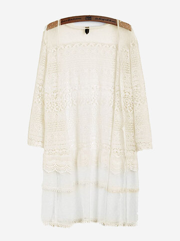 cream lace cardigans - Fashion online sale at NewChic
