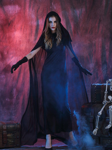 Halloween Vampire Costume Uniform Ghost Bride Dress For Women