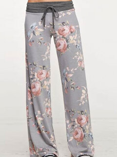 Gorgeous Casual Loose Flower Printed Women Pants - NewChic